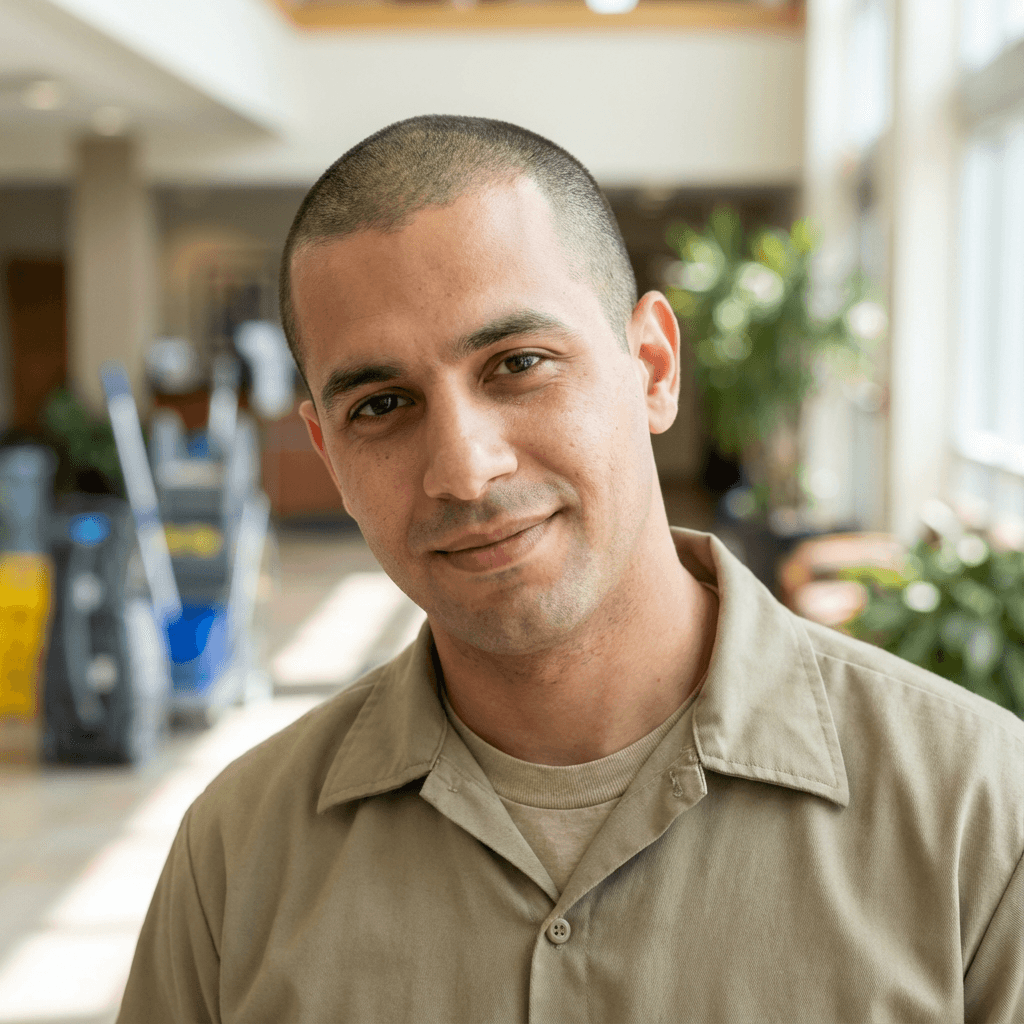 Portrait of a male retail shop owner