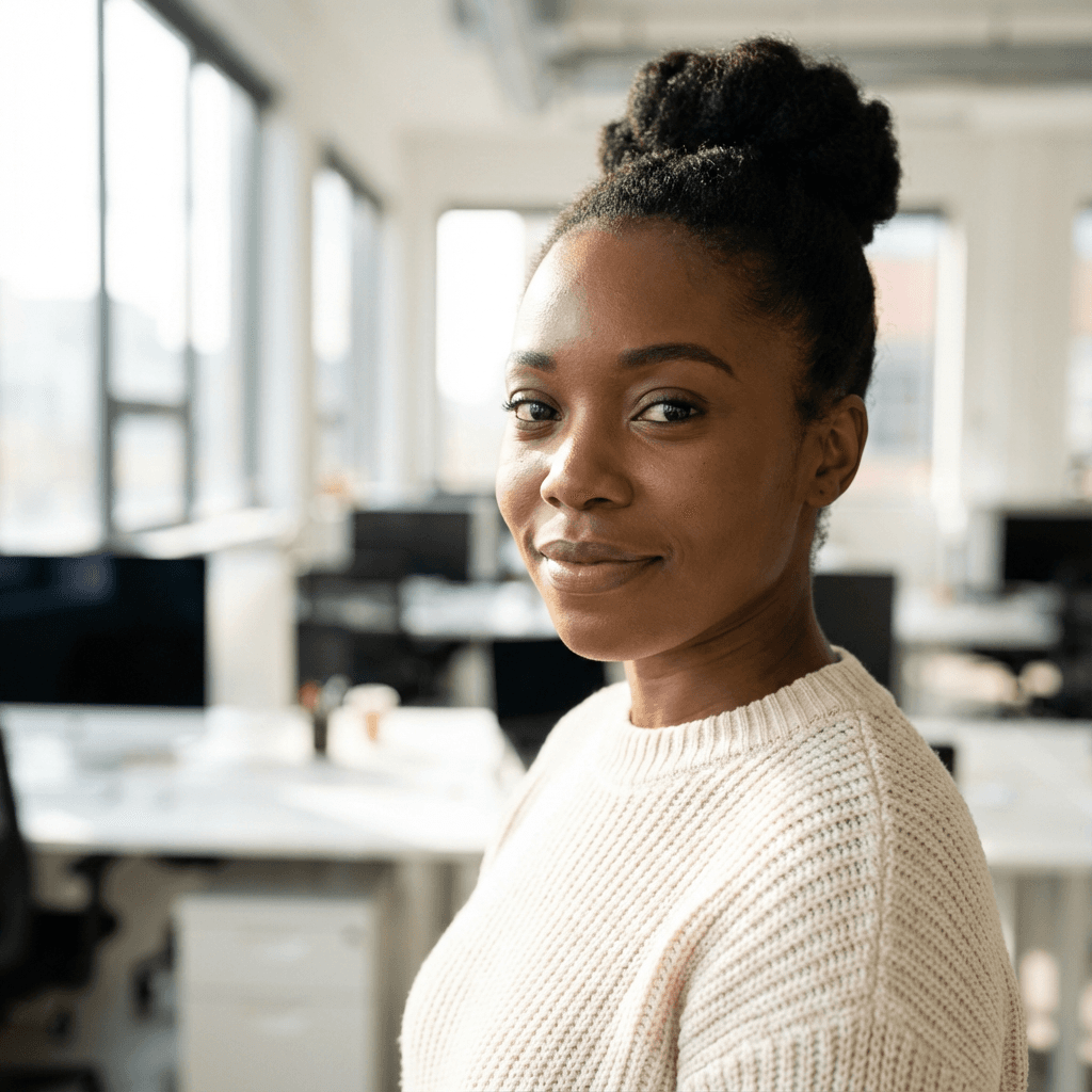 Portrait of a female e-commerce founder