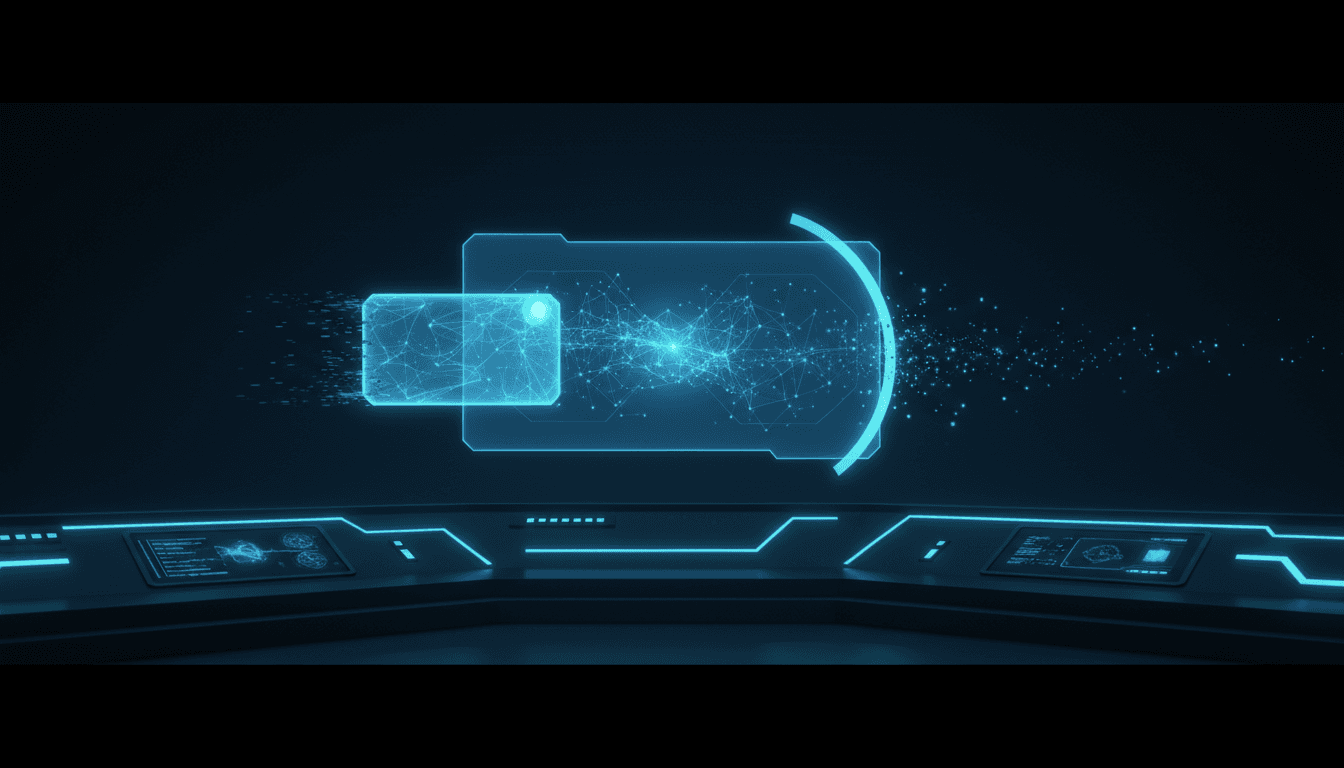 AI interface instantly responding to a customer message on a dark screen